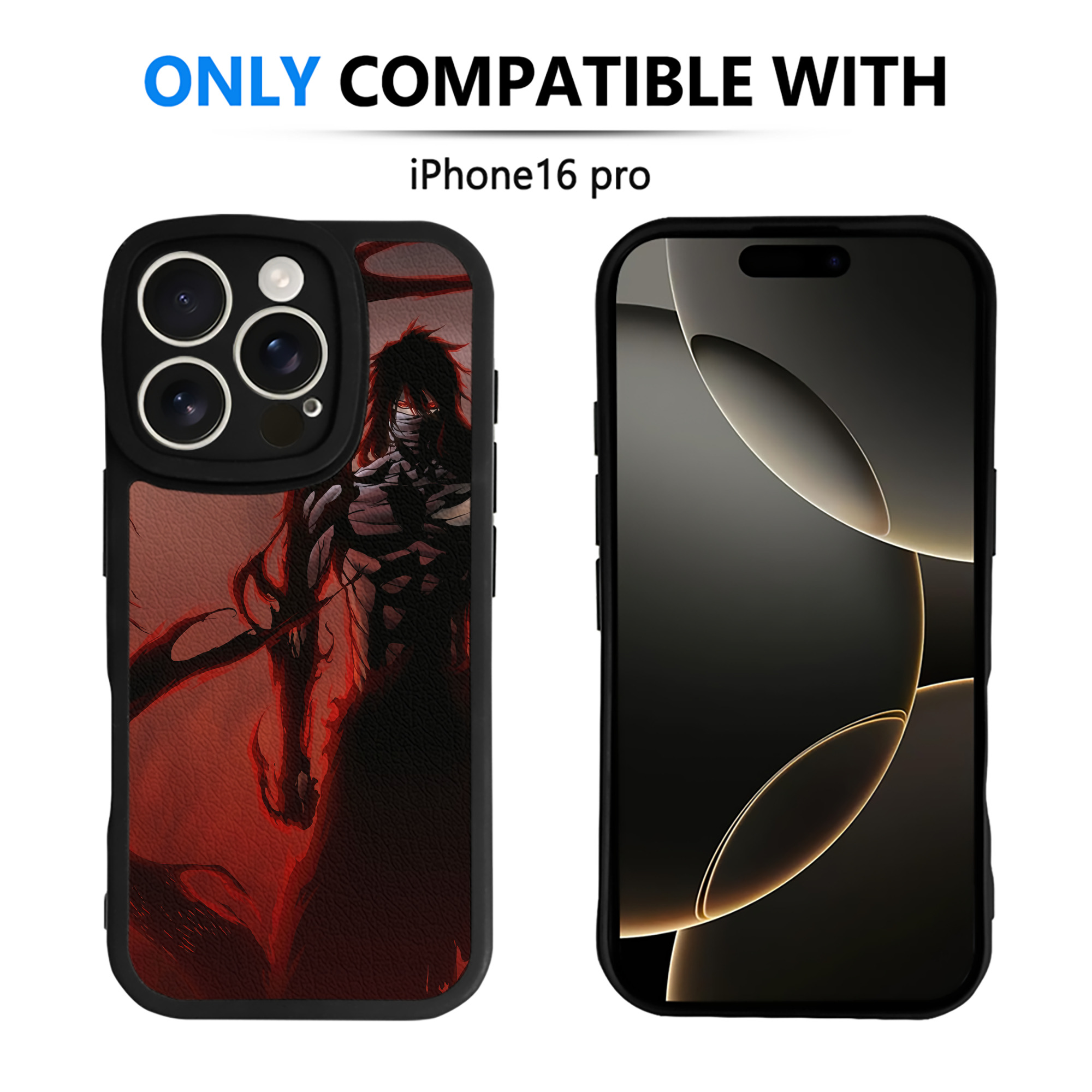 （画像用） ブリーチ BLEACH 【iPhone 16シリーズ対応】シリコンスマホケース（レザー調） 材質：シリコン